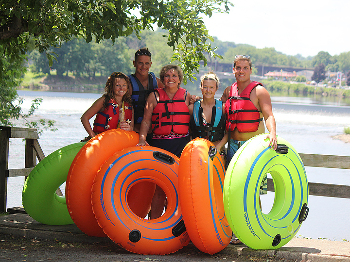Family Tubing Lehigh and Delaware Twin Rivers